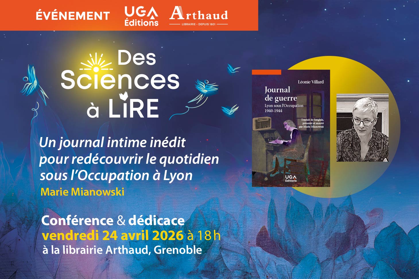 Des sciences à lire — Rencontre 4 : un journal intime inédit pour redécouvrir le quotidien sous l’Occupation à Lyon