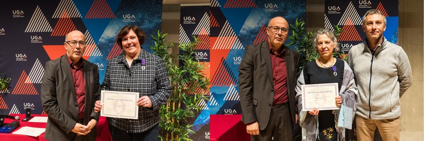 Deux enseignantes-chercheuses de l’UFR de Chimie et de Biologie distinguées dans l’ordre des Palmes académiques 2026